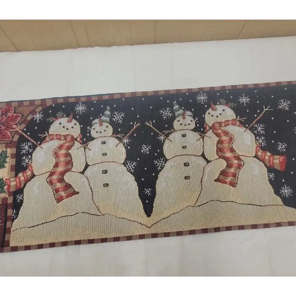 Christmas Snowman Table Runner 70